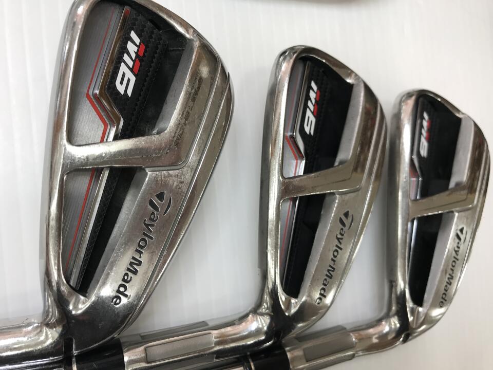楽天市場】【完売】【中古】テーラーメイド M6 アイアンセット 21.5° S