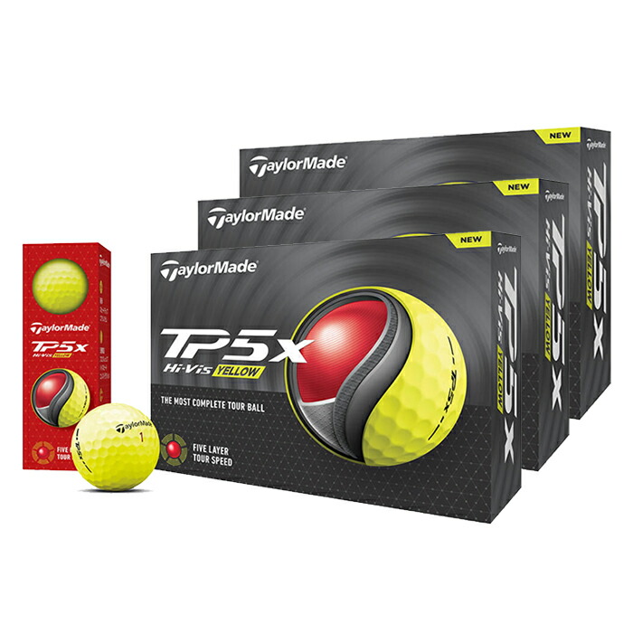 楽天市場】3ダースセット Taylormade テーラーメイド TP5 TP5x Pix