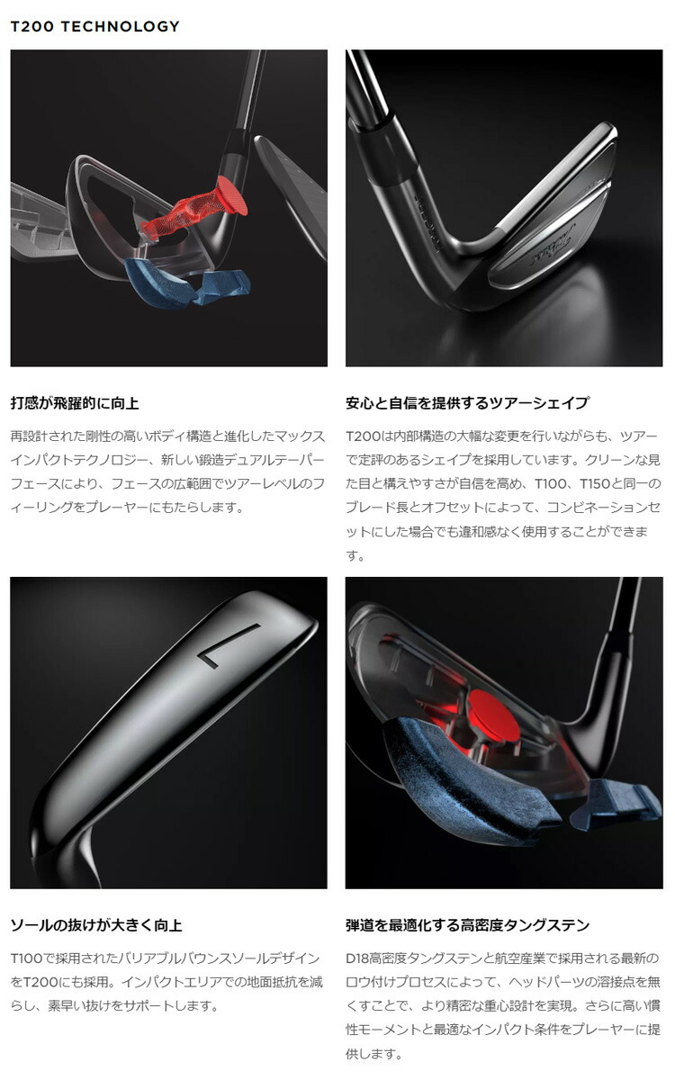 楽天市場】(特注カスタムクラブ) タイトリスト Tシリーズ T200
