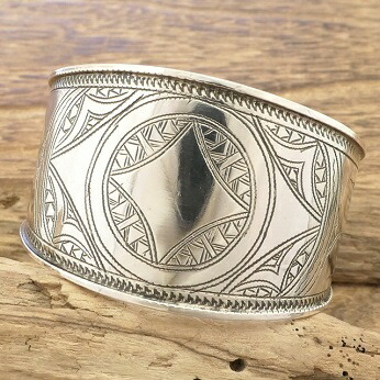 楽天市場】Tuareg Silver(トゥアレグ シルバー)バングル メンズ 太め