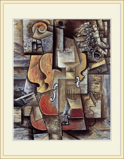 楽天市場】ピカソ・「ヴァイオリンと葡萄」 : グーピルギャラリー