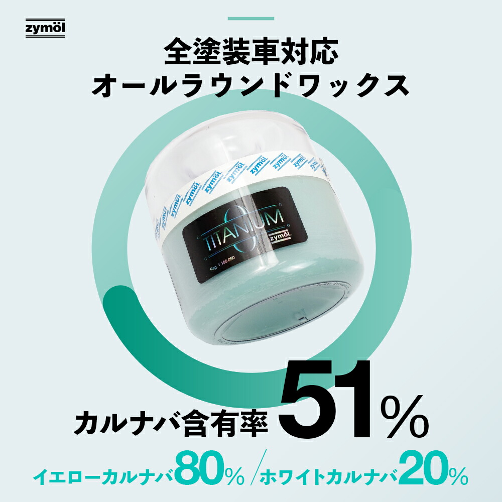 楽天市場】ZYMOL ザイモール ワックス ［ チタニウムグレイズ ＆ HD