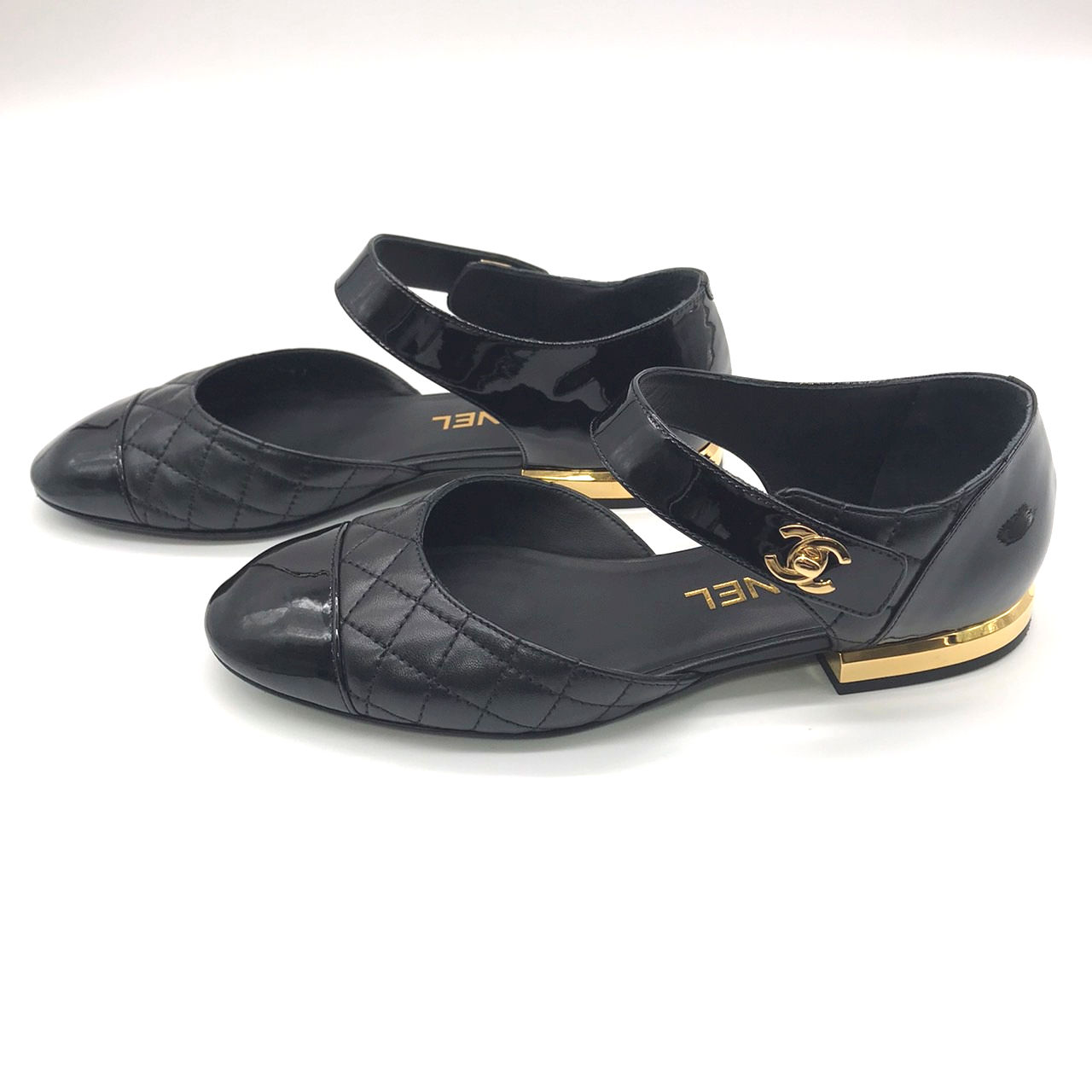 楽天市場】CHANEL シャネル バレリーナ バレエシューズ フラット