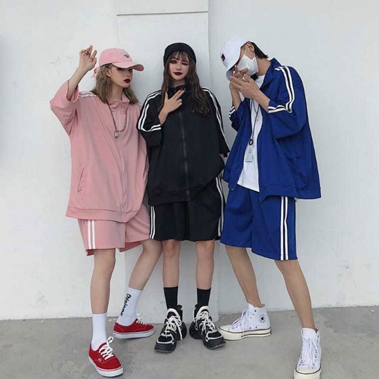 楽天市場】ジャージ メンズ 七分袖 男女兼用 ランニング 春夏