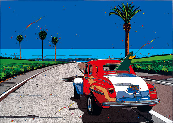 楽天市場】鈴木英人「海にむかって」 2020年 EMグラフ 額付版画作品