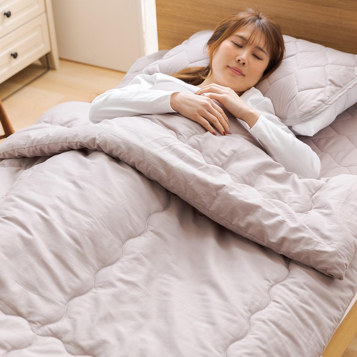 楽天市場】肌掛け布団 シングル 幅90 防ダニ 掛布団 140×200 寝具