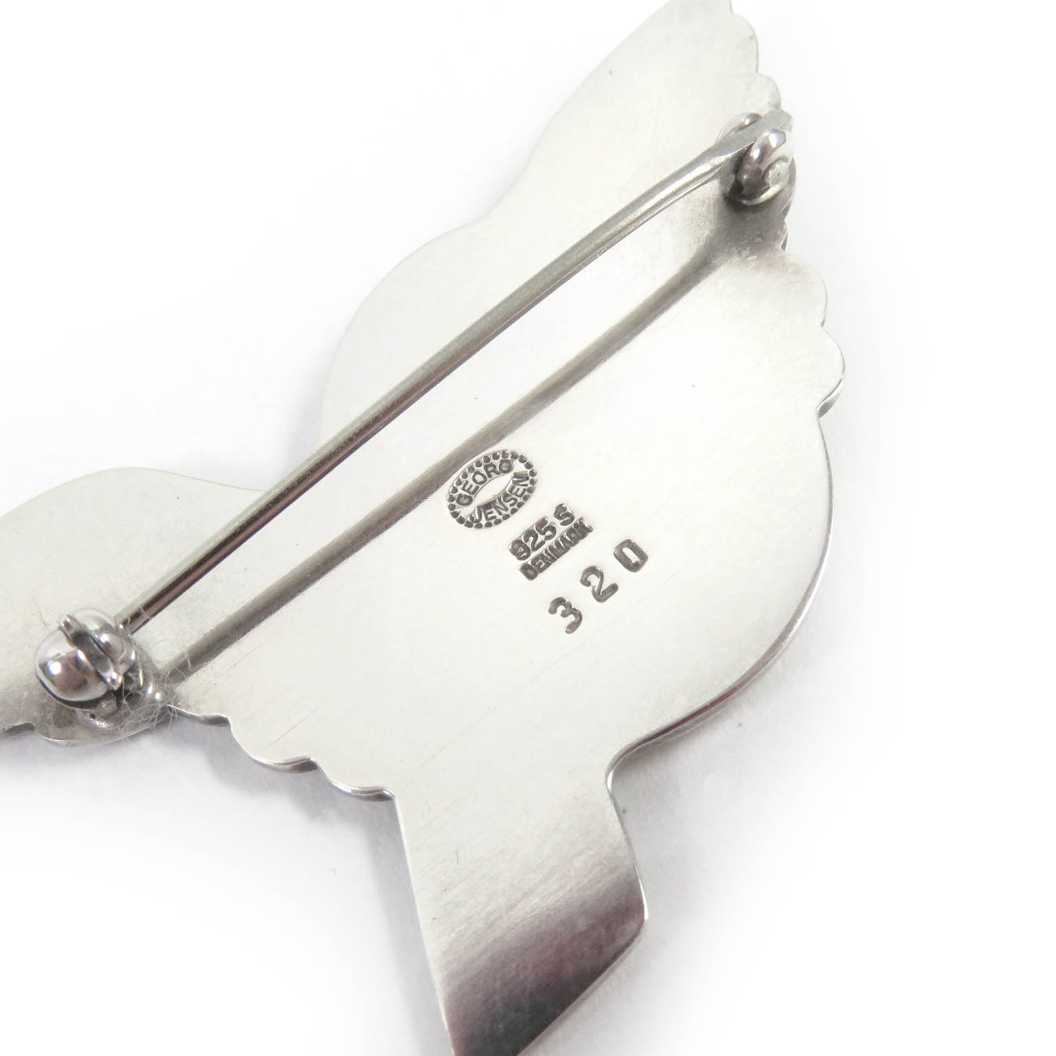 美品・箱付き】ジョージジェンセン／トリ モチーフ ブローチ SV925／320