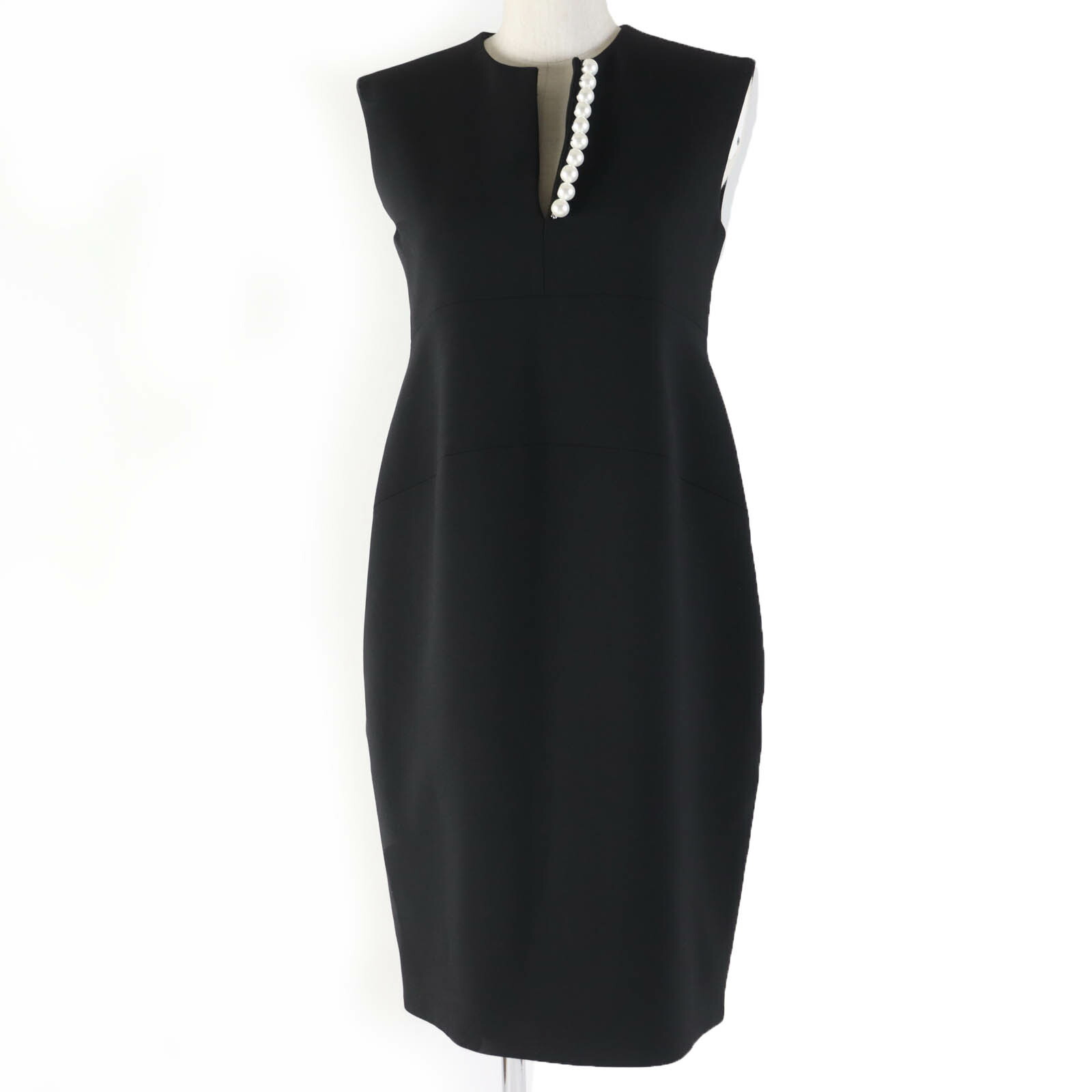 ヨーコチャン パール コクーン ワンピース ブラック 38 ⭐︎ 美品