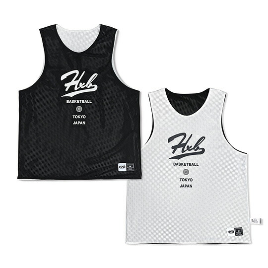 楽天市場】HXB Reversible Tanktop 【Bibmmesh】 BLACK/WHITE