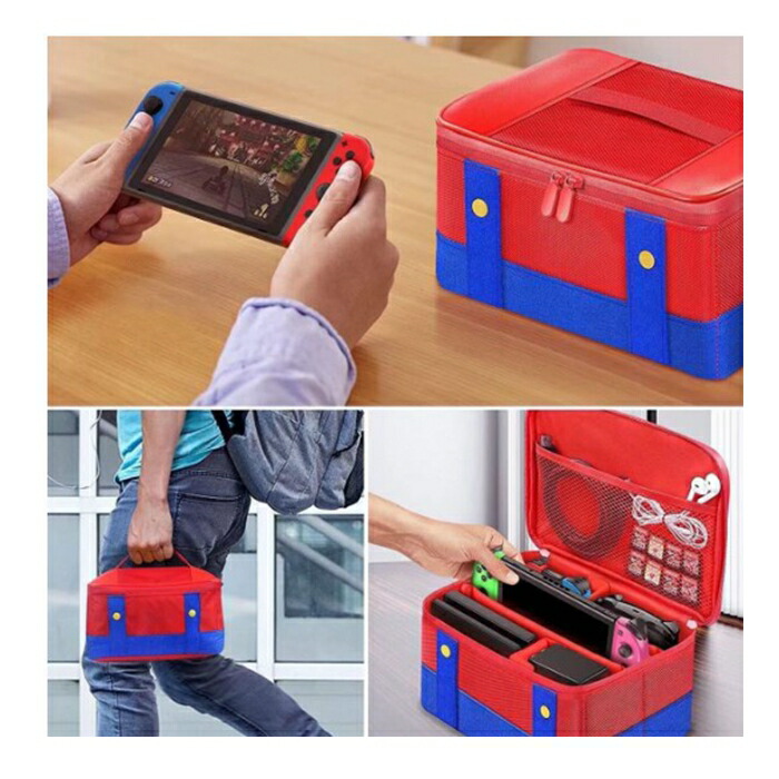 楽天市場】スイッチ本体 収納バッグ キャリング ケース 持ち運び 大