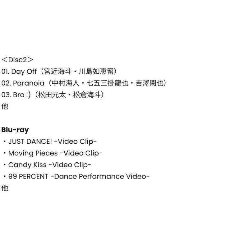 楽天市場】【即納】【月間優良ショップ】Travis Japan 1st アルバム