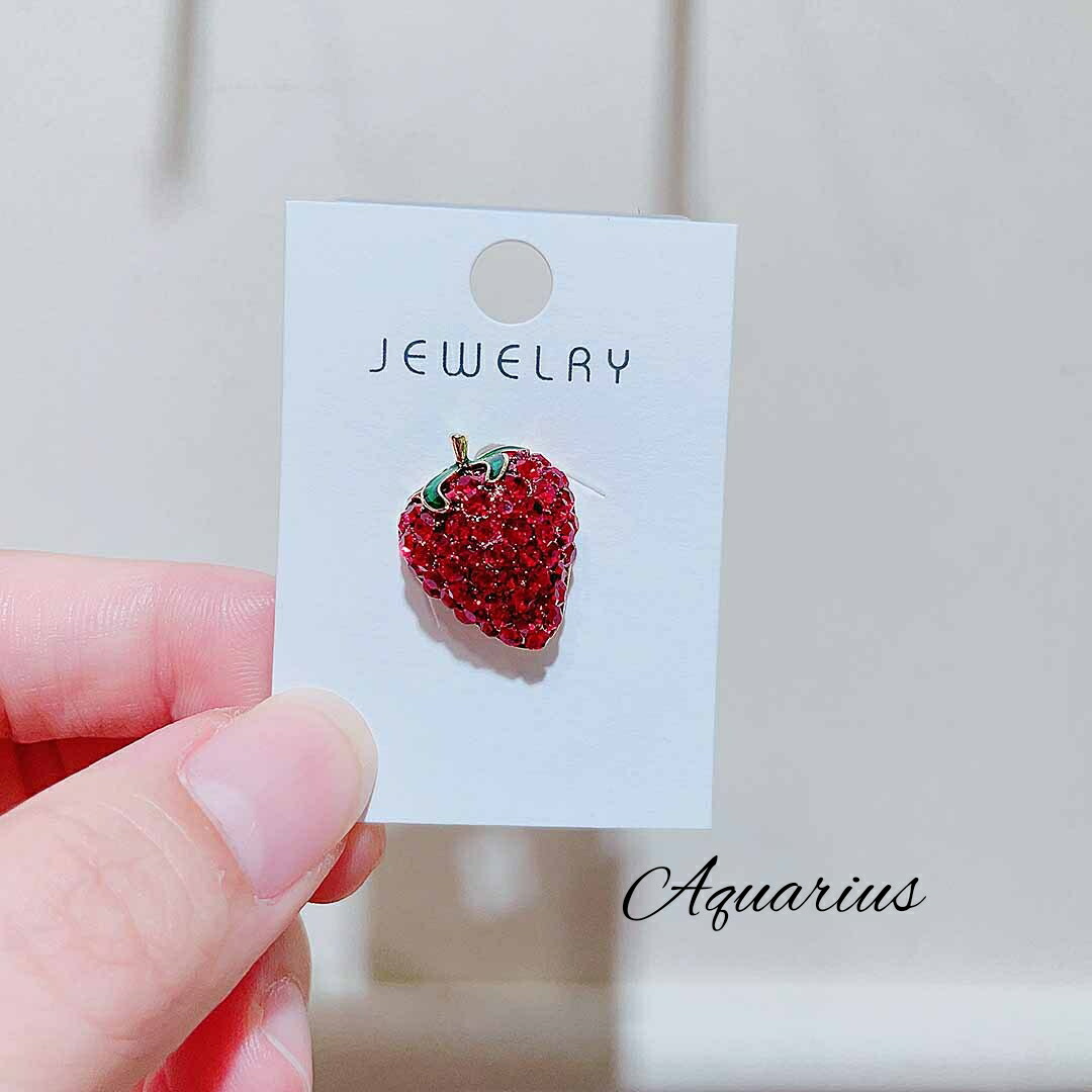 楽天市場】スワロフスキー 苺 ( ストロベリー ) ブローチ ミニサイズ