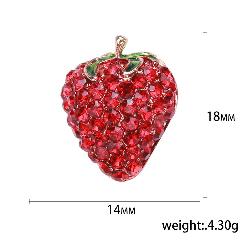 楽天市場】スワロフスキー 苺 ( ストロベリー ) ブローチ ミニサイズ