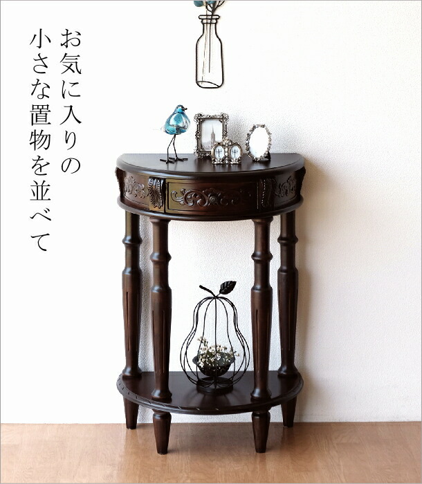 アンティーク テーブル 置き台 置物 木彫り アンティーク テーブル