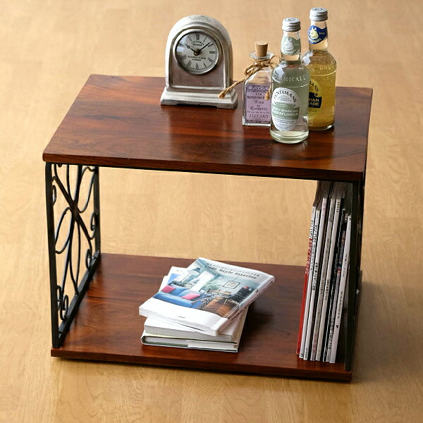 楽天市場】花台 フラワースタンド 木製 天然木 サイドテーブル