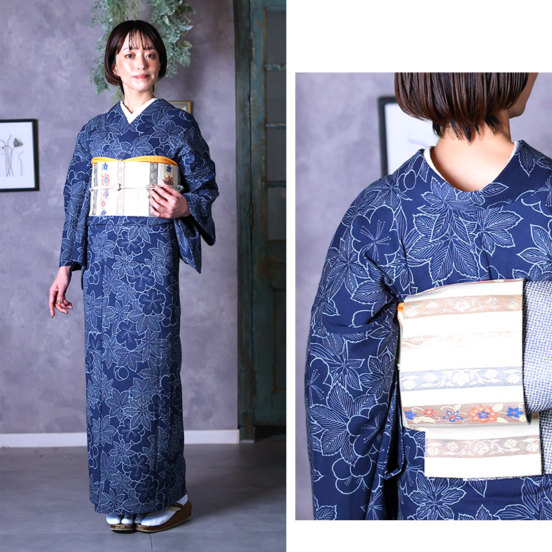 楽天市場】阿波しじら織り 抜染シリーズ 木綿 着物 夏着物 浴衣
