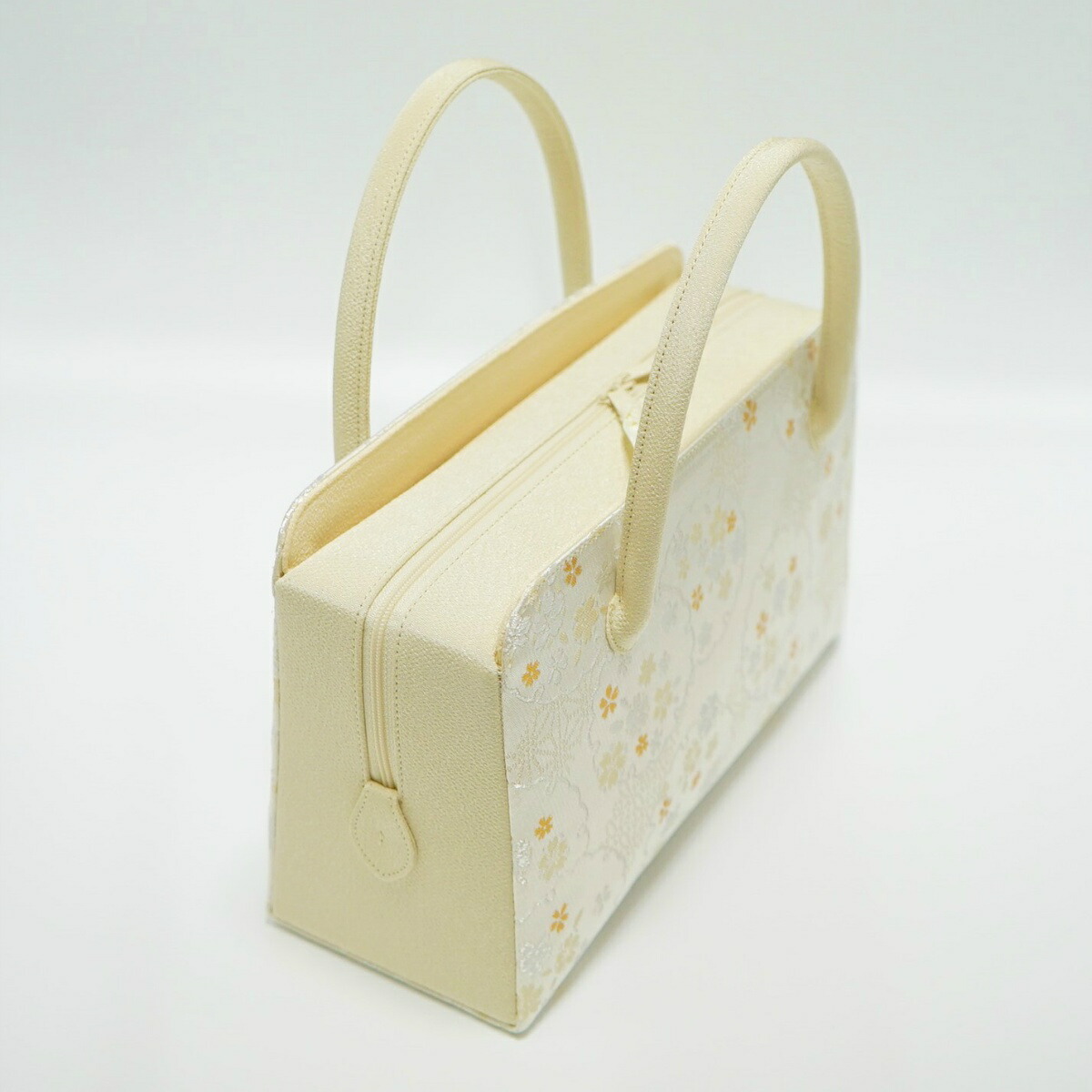 楽天市場】和装バッグ 利休バッグ 金蘭織物 雪輪紋柄商品番号 40