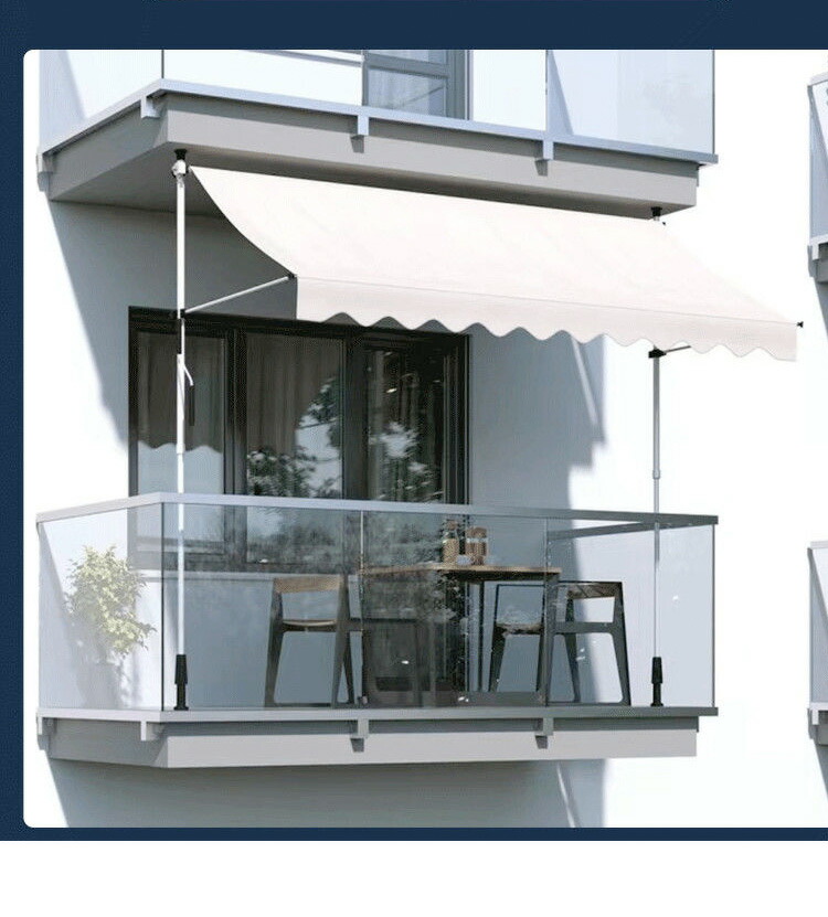 楽天市場】ベランダ テント オーニングテント 250cm シェード 9色から