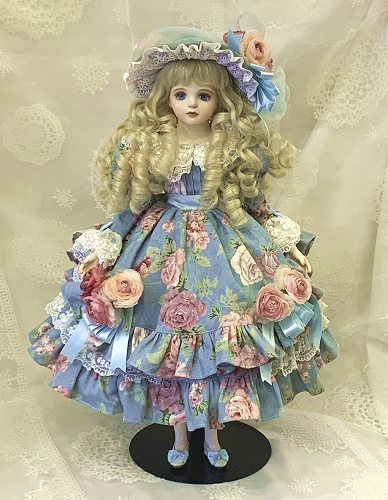 楽天市場】若月まり子 創作ビスクドール「デルフィーヌ」フラワー