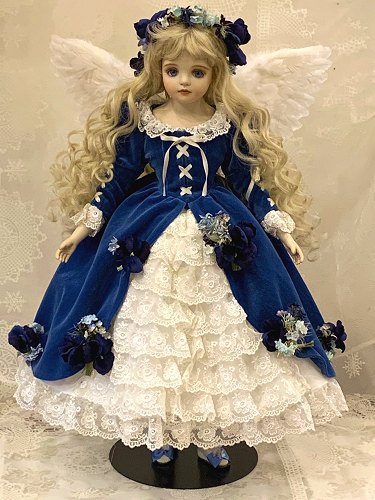 楽天市場】若月まり子 創作ビスクドール「エンジェル ブルーレイク