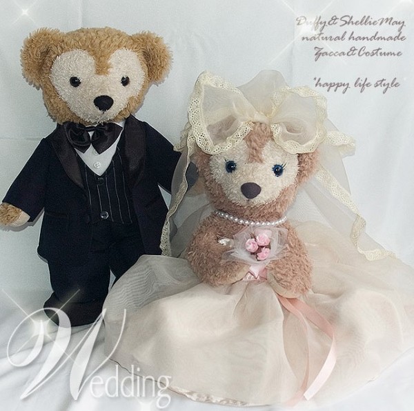 楽天市場】ダッフィー シェリーメイ ウエディング ペア Sサイズ 43cm