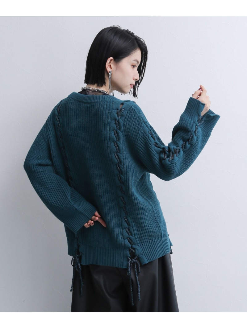 楽天市場】レースアップデザインカーディガン HARE ハレ トップス