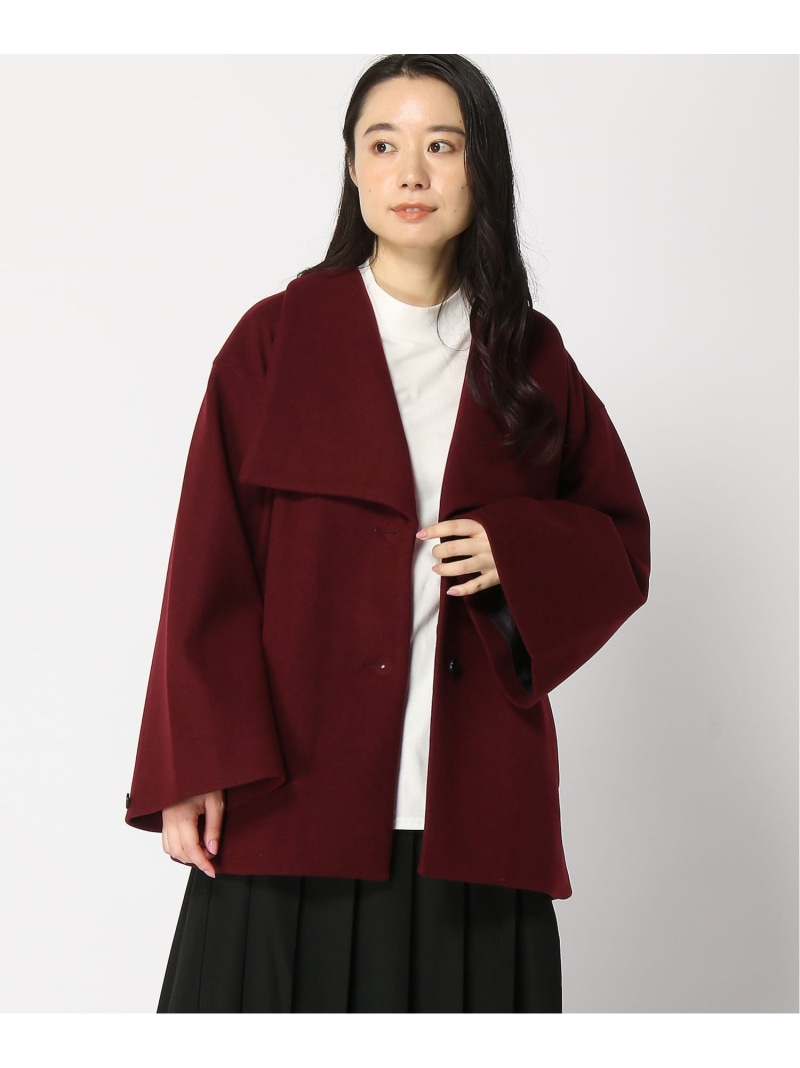 楽天市場】【SALE／50%OFF】ウーリーテックビッグカラーミドルコート