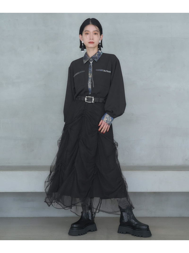 楽天市場】ラメアートジャガードキリカエシャツ HARE ハレ トップス