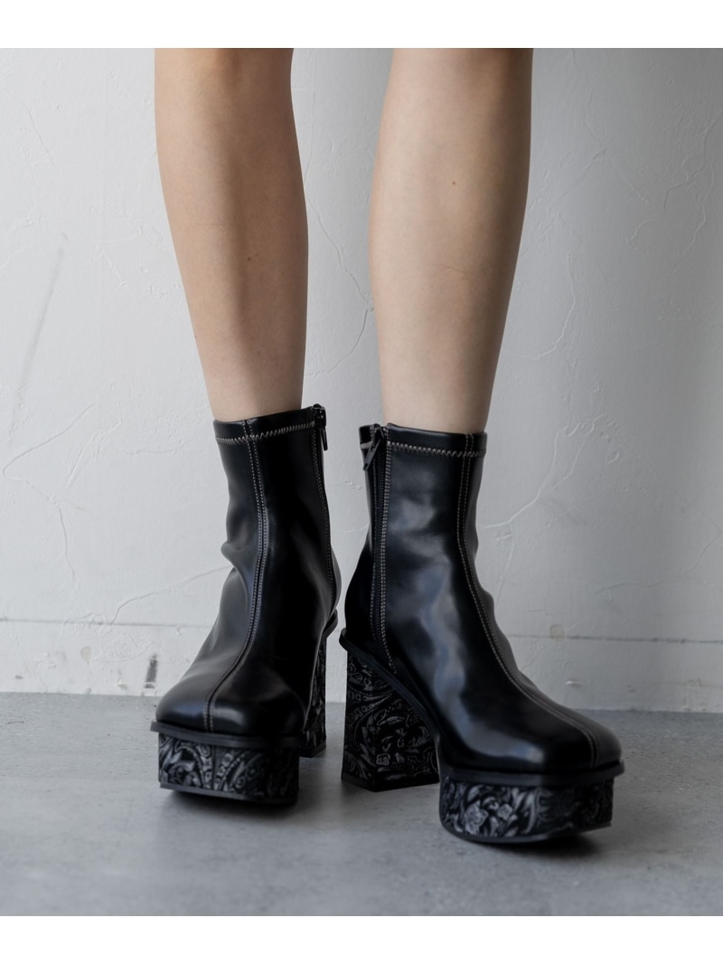 楽天市場】ガラソールチャンキーブーツ HARE ハレ シューズ・靴 ブーツ