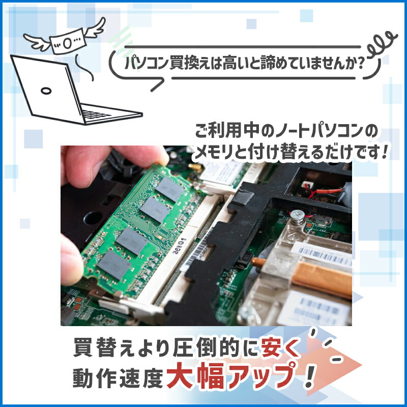 楽天市場】【☆最大100%ﾎﾟｲﾝﾄ】ノートPC用 新品 互換増設メモリ PC3l