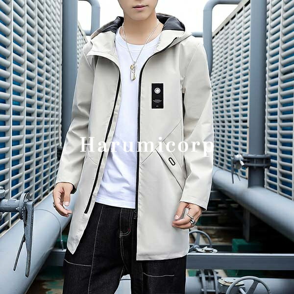 楽天市場】トレンチコート メンズ 秋冬 裏起毛 パーカー ジャケット