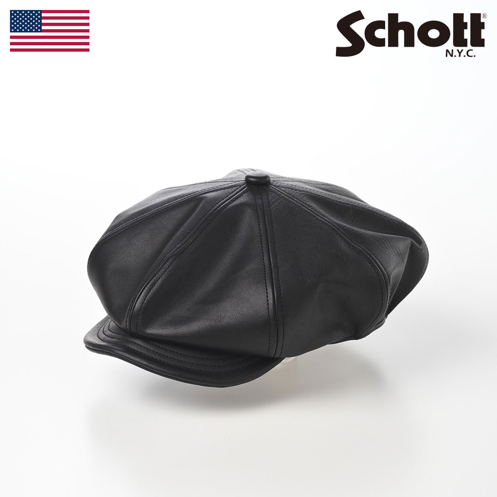 楽天市場】Schott 帽子 キャスケット帽 キャップ cap 本革 秋 冬