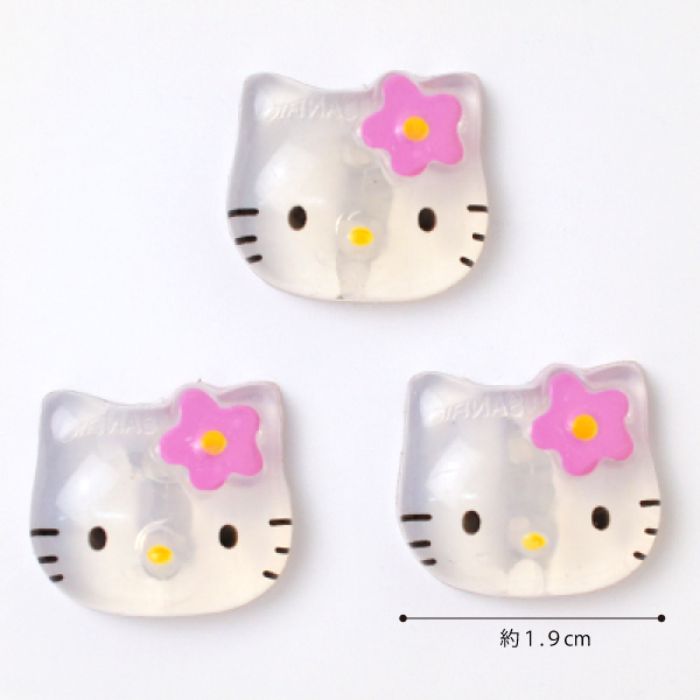 楽天市場】ボタン サンリオ ハローキティ 1袋3個入 3袋セット KA-KA01