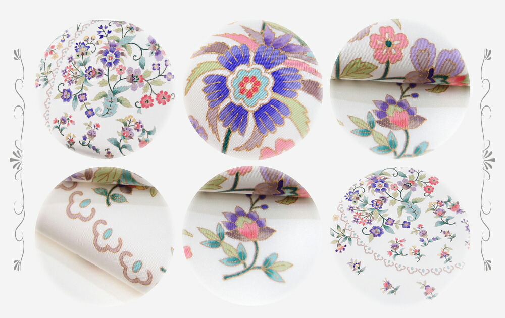 楽天市場】岡重 名古屋帯 駒塩瀬 九寸 未仕立て 正絹 白 更紗文様 金彩