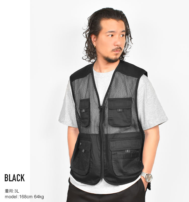 楽天市場】【特典あり】メッシュベスト 夏用 メンズ レディース 男女