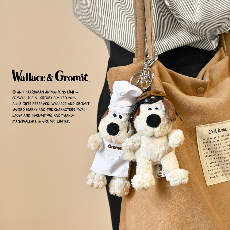 楽天市場】グルミット キーホルダー 正規品 ウォレスとグルミット
