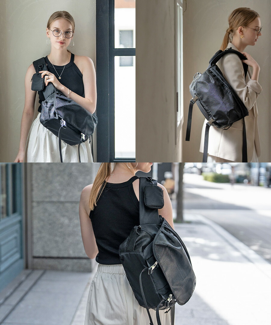 楽天市場】ボディバッグ レディース【Lekha レカ ミニポーチ付き