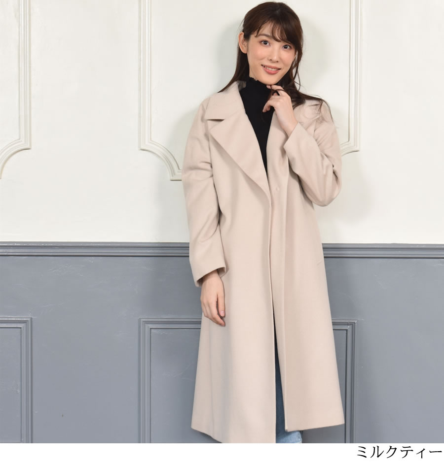 極美品/L】バーバリー チェスターコート アウター カシミヤ20% Aライン