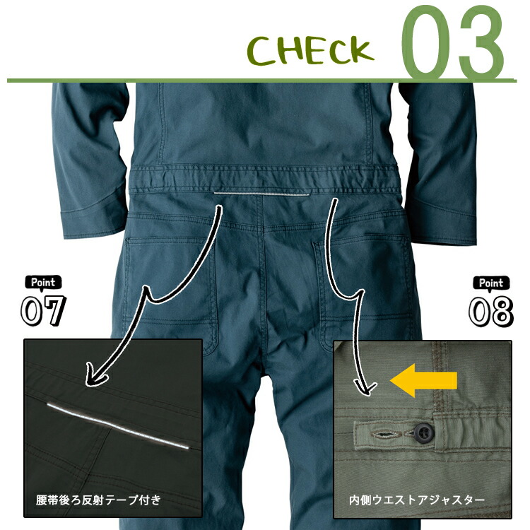 楽天市場】【ポイント10倍】ストレッチオックスつなぎ ネイビー SS D