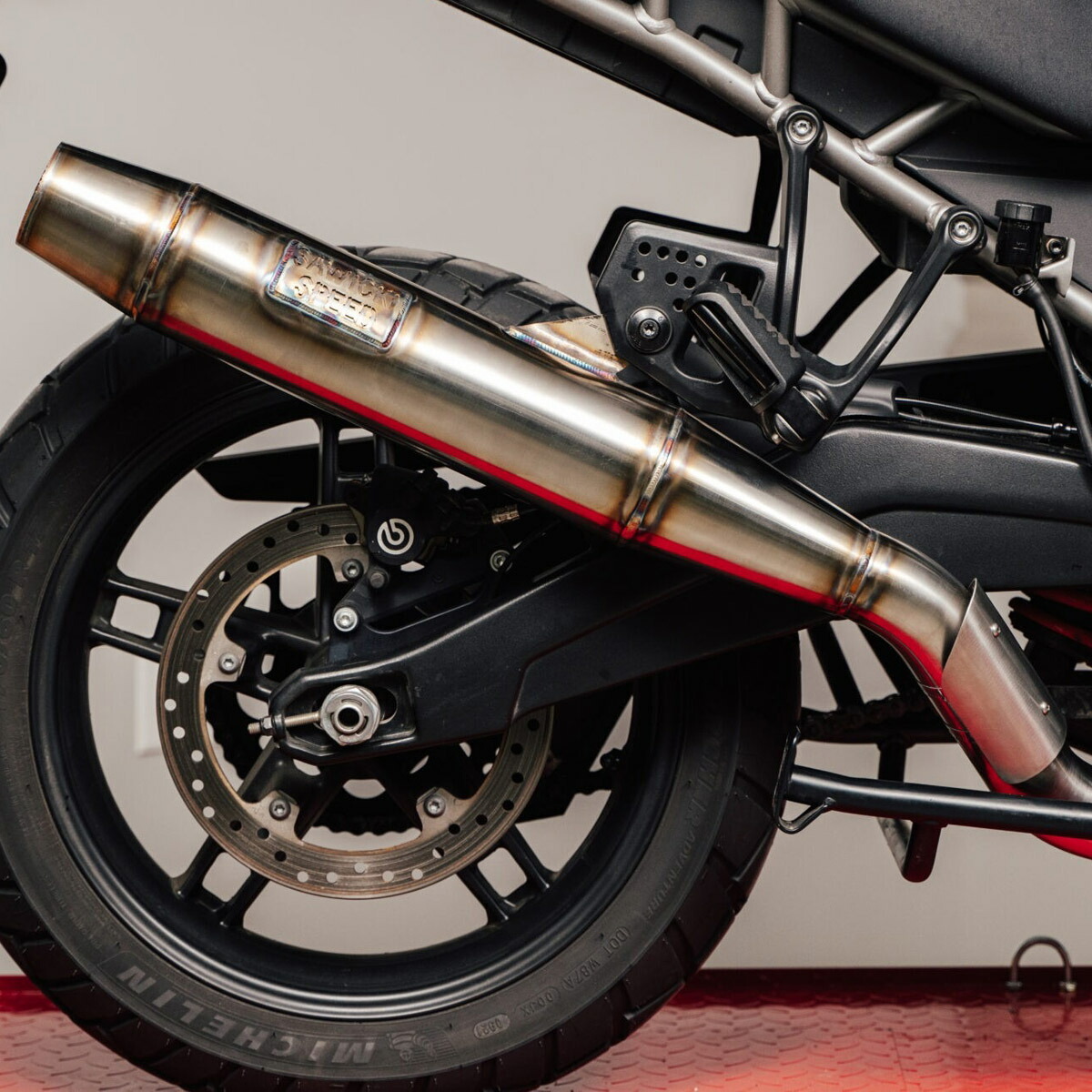 楽天市場】ハーレー パンアメリカ スリップオンマフラー Cannon End