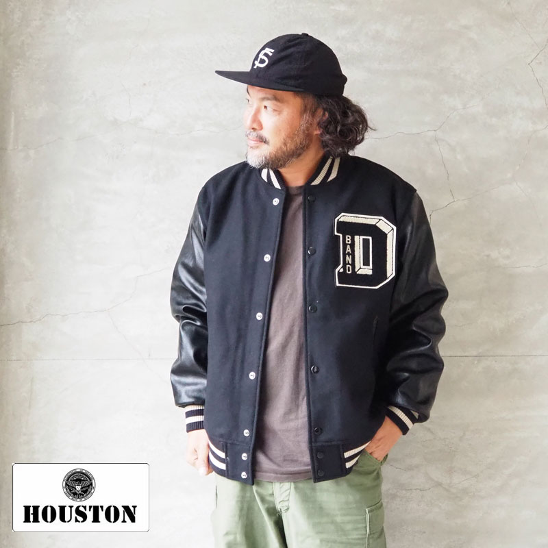 楽天市場】HOUSTON ヒューストン スタジャン ジャケット MELTON AWARD