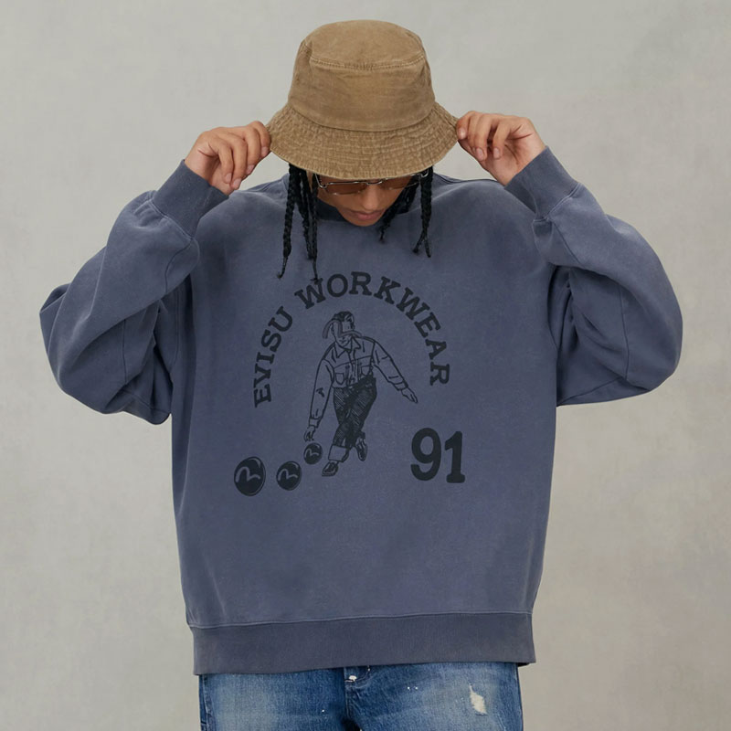 楽天市場】EVISU エヴィス トレーナー スウェット メンズ ボウリング