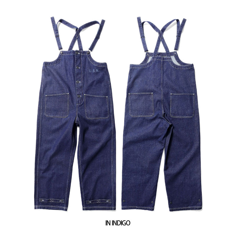 楽天市場】HOUSTON ヒューストン オーバーオール デニム デッキパンツ