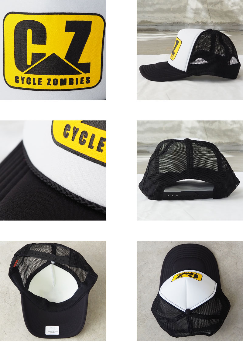 楽天市場】CYCLE ZOMBIES サイクルゾンビーズ キャップ メッシュ