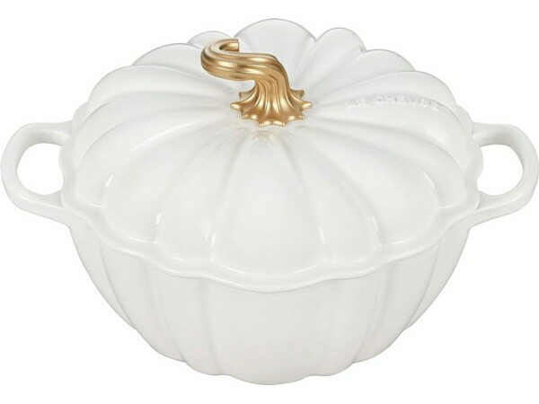 楽天市場】Le Creuset ル・クルーゼ パンプキン・ココット (ホワイト