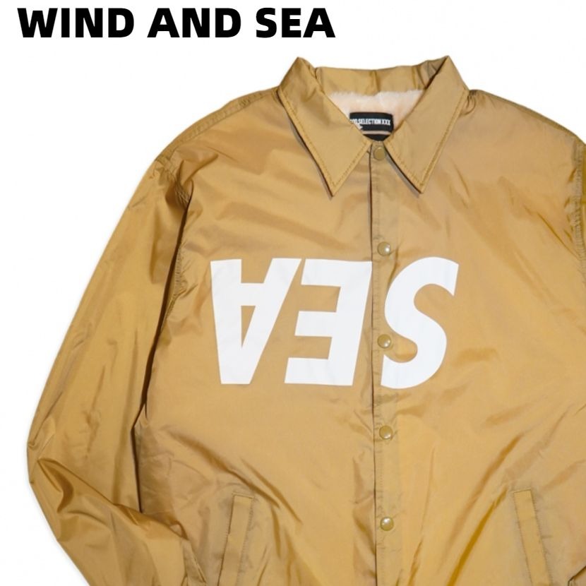 楽天市場】L【WIND AND SEA WDS × XXX BOA COACH JACKET / KHAKI (GX