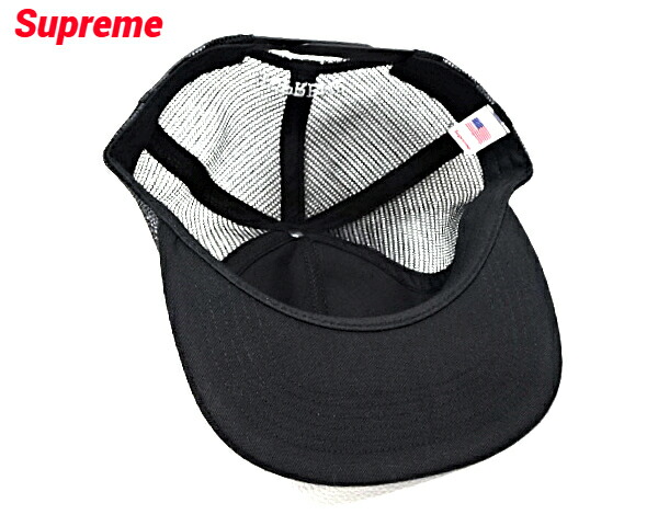 楽天市場】【Supreme Camacho Mesh Back 5-Panel Black シュプリーム