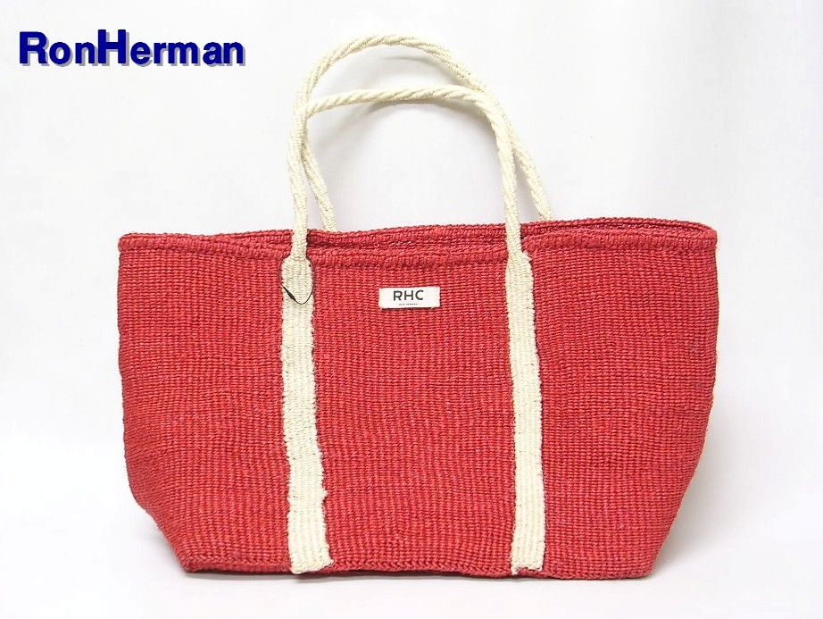 楽天市場】【RHC Ron Herman Bag Red ロンハーマン かごバッグ トート