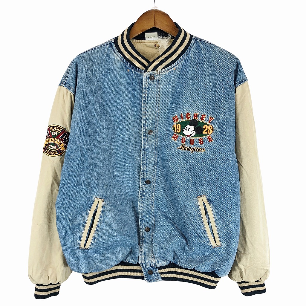 楽天市場】90年代 THE DISNEY STORE スタジャン スタジアムジャケット