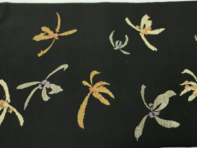 楽天市場】平和屋本店□極上 龍村平蔵製 本袋帯 秀繭錦 黒地 金銀糸